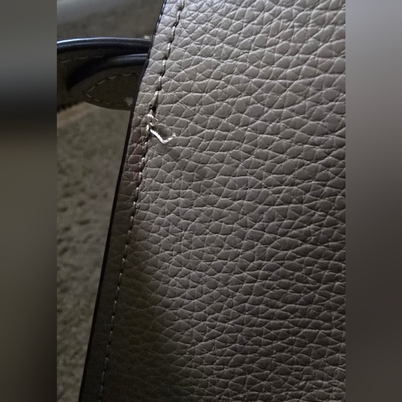 Coach Tatum Carryall Leather Women's Bag Taupe New - Picture 8 of 12